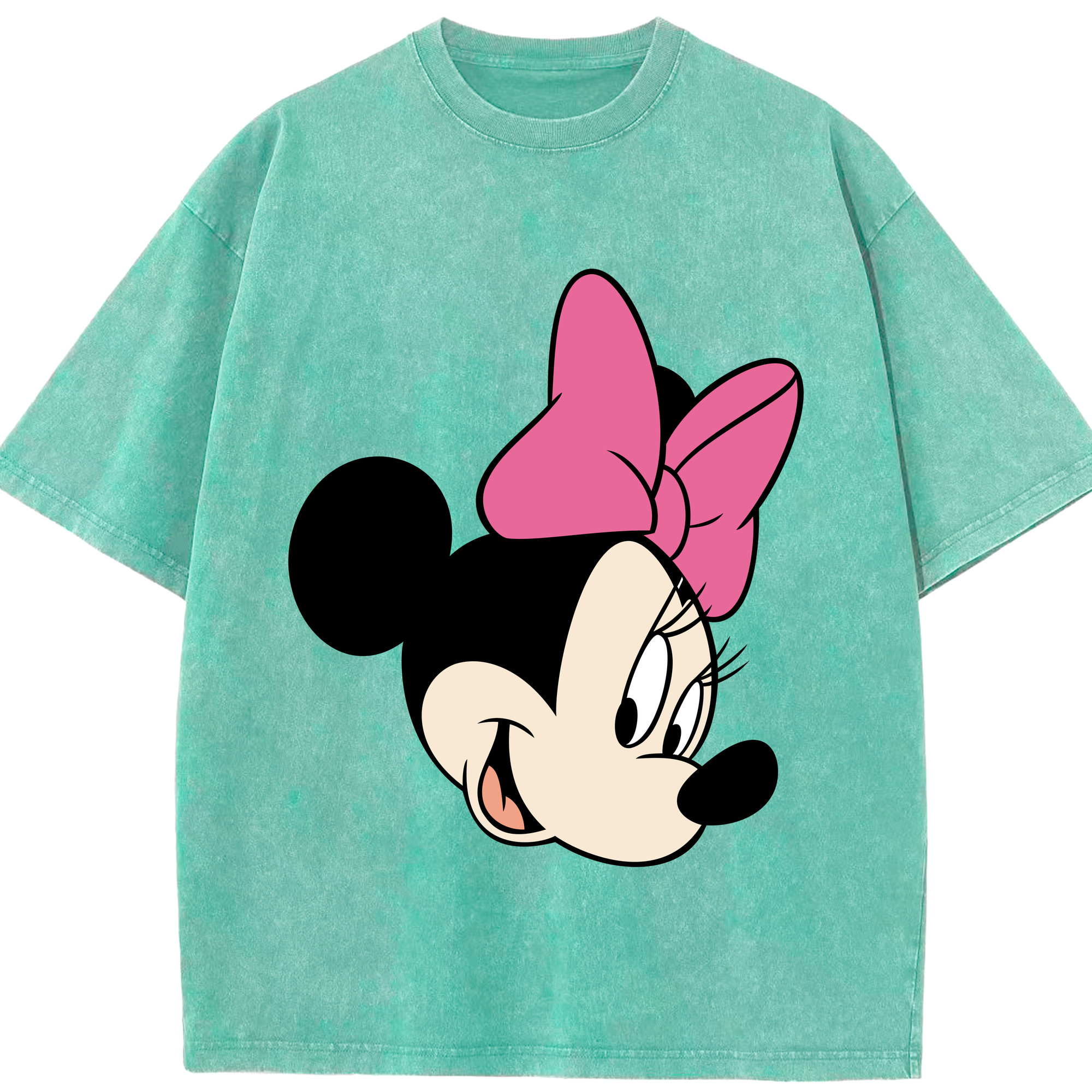 （画像用） ミッキーマウス Mickey Mouse 綿100% ヴィンテージ風 半袖Tシャツ（フロントプリント）